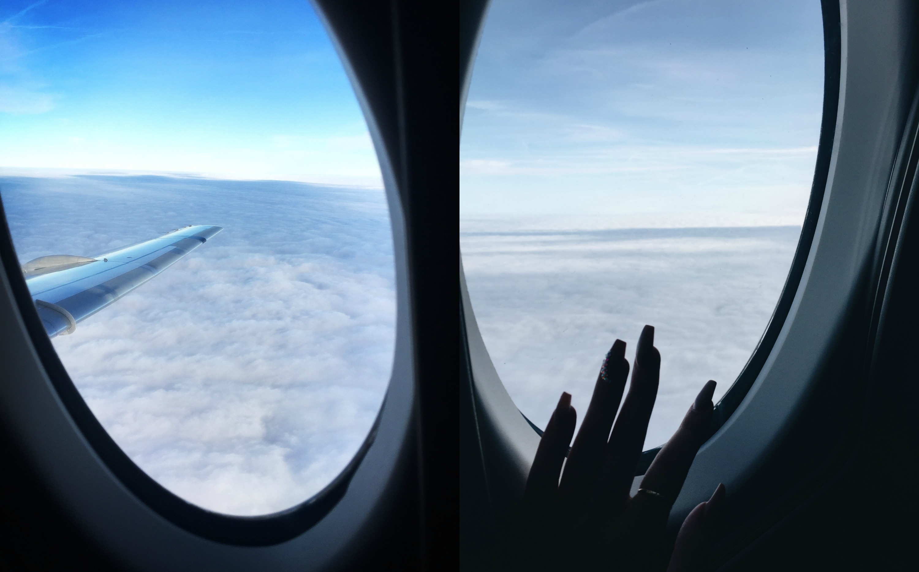 Frankfurt Travel Diary Blogger Airplane Window