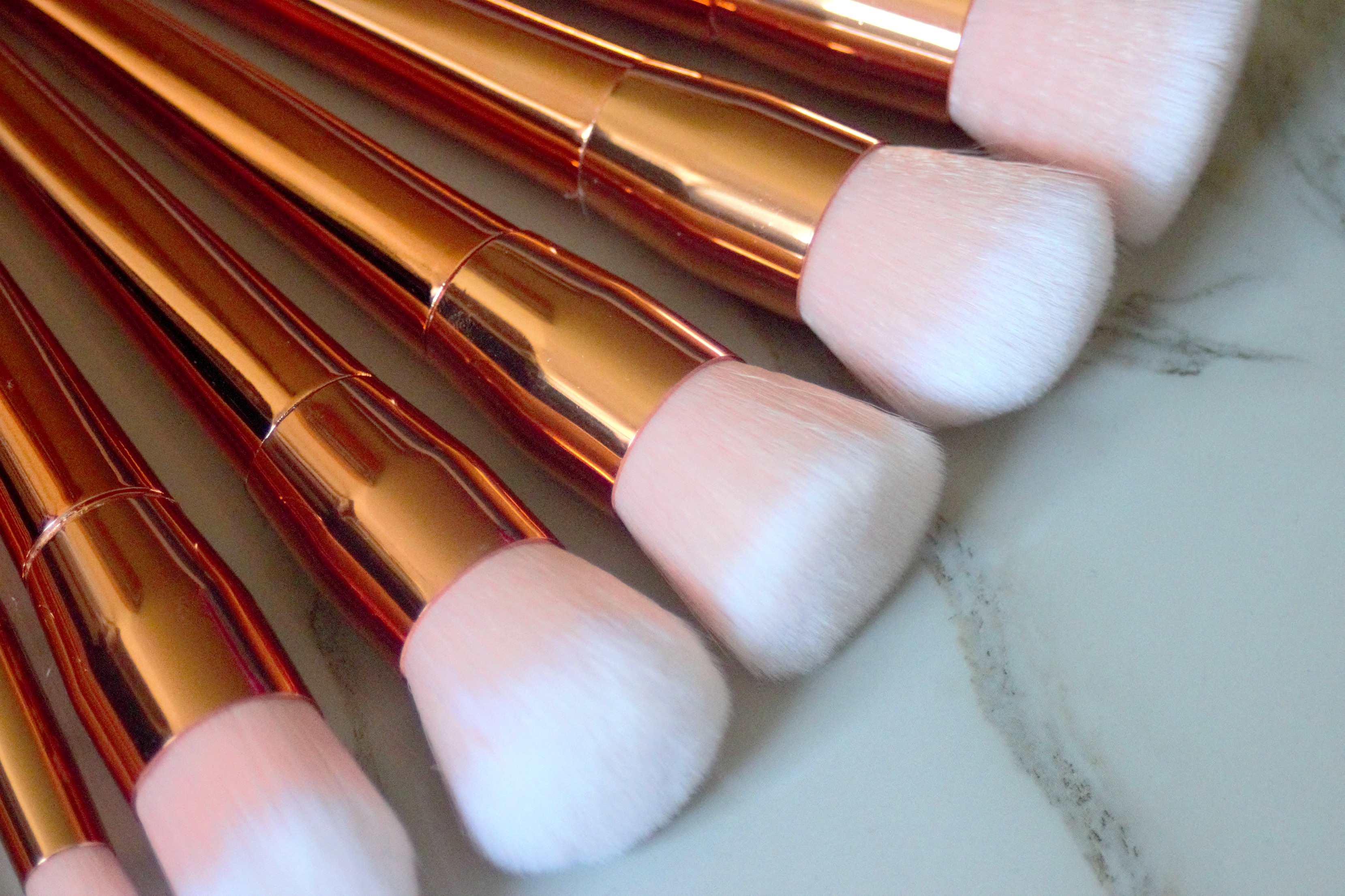 aliexpress rose gold makeup brushes